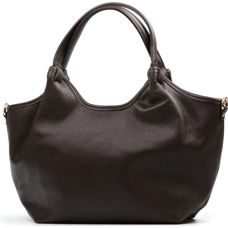 Blaire Kožená kabelka Sofia tmavo hnedá 66230541