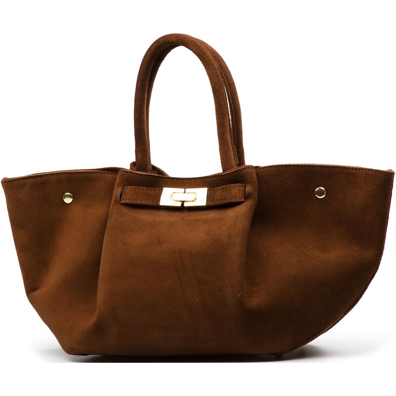 Blaire Kožená kabelka Turia svetlo hnedá 66230543