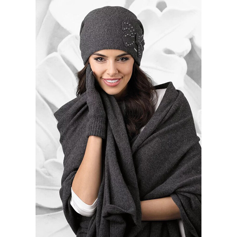 Dámska šatka 01 tmavosivá - Kamea 67355807