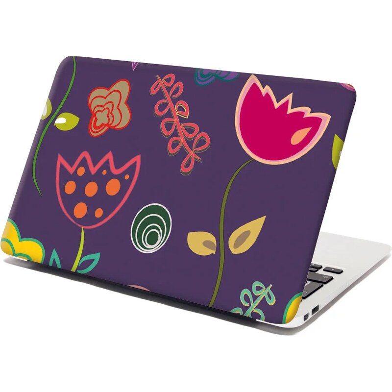 Sablio Samolepka na notebook Nakreslené kvetiny 65098819