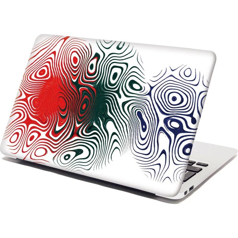 Sablio Samolepka na notebook Dvojfarebná abstrakcia 65101903
