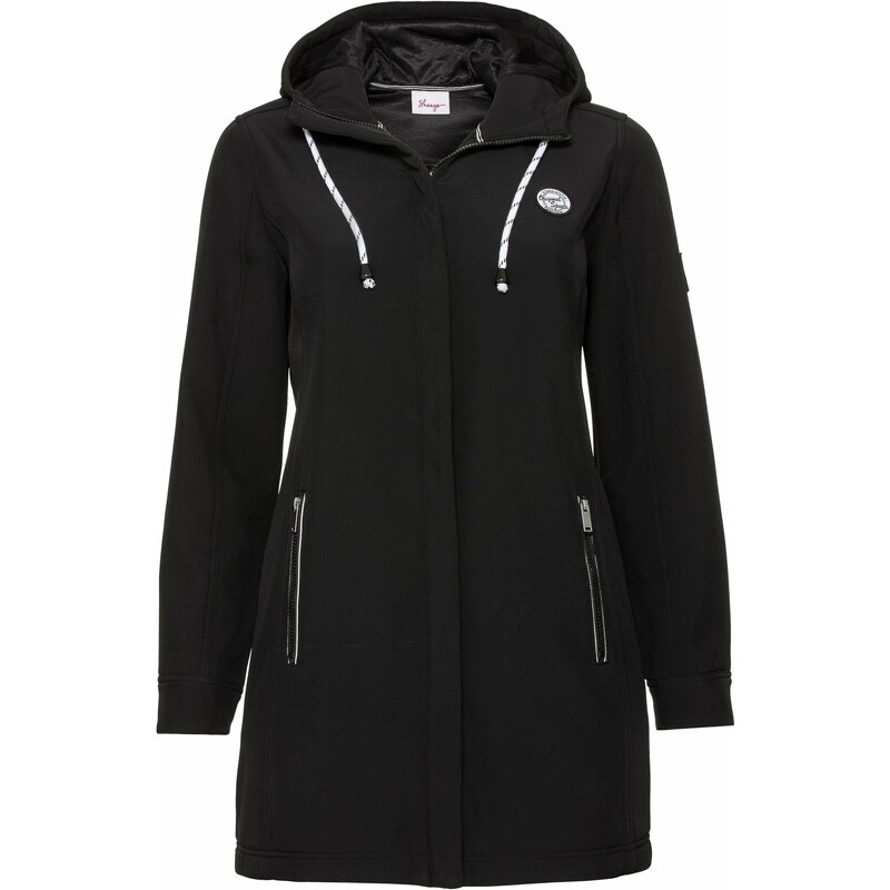 SHEEGO Prechodný kabát čierna / biela 66236166