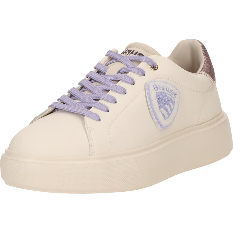 Blauer.USA Nízke tenisky krémová / brokátová / fialová / strieborná 66237686