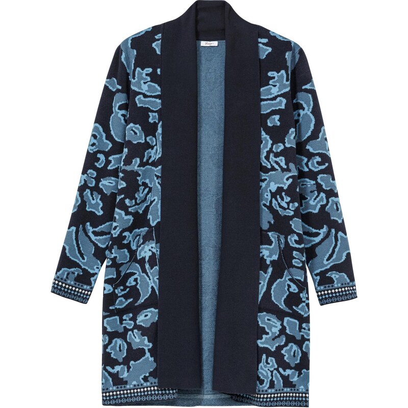 SHEEGO Kardigán námornícka modrá / svetlomodrá / biela 66237704