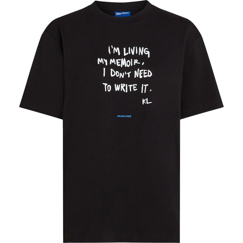 KARL LAGERFELD JEANS Tričko čierna / biela 66237877