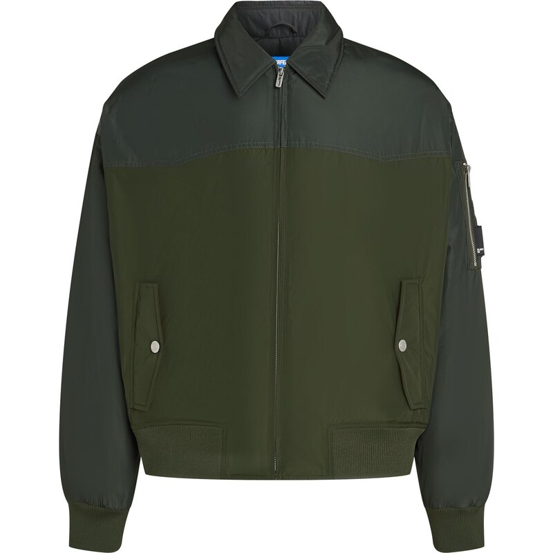 KARL LAGERFELD JEANS Prechodná bunda nefritová / tmavozelená 66237924