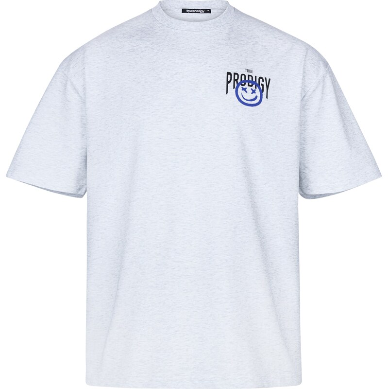 trueprodigy Tričko Hajin F sivá melírovaná 66330254