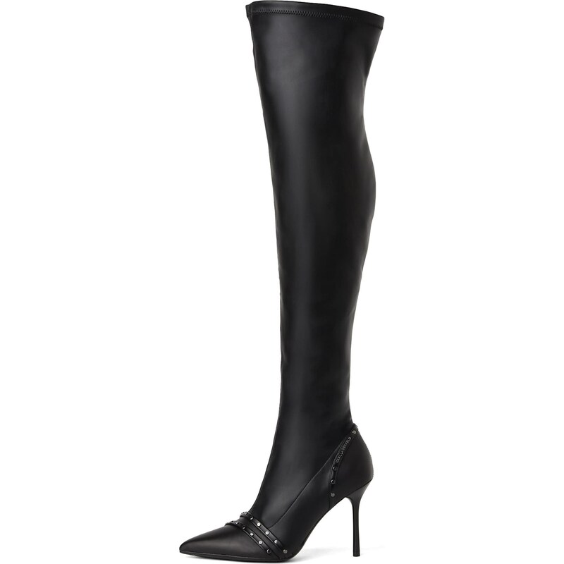 Karl Lagerfeld Čižmy nad koleno Sarabande čierna 66237961