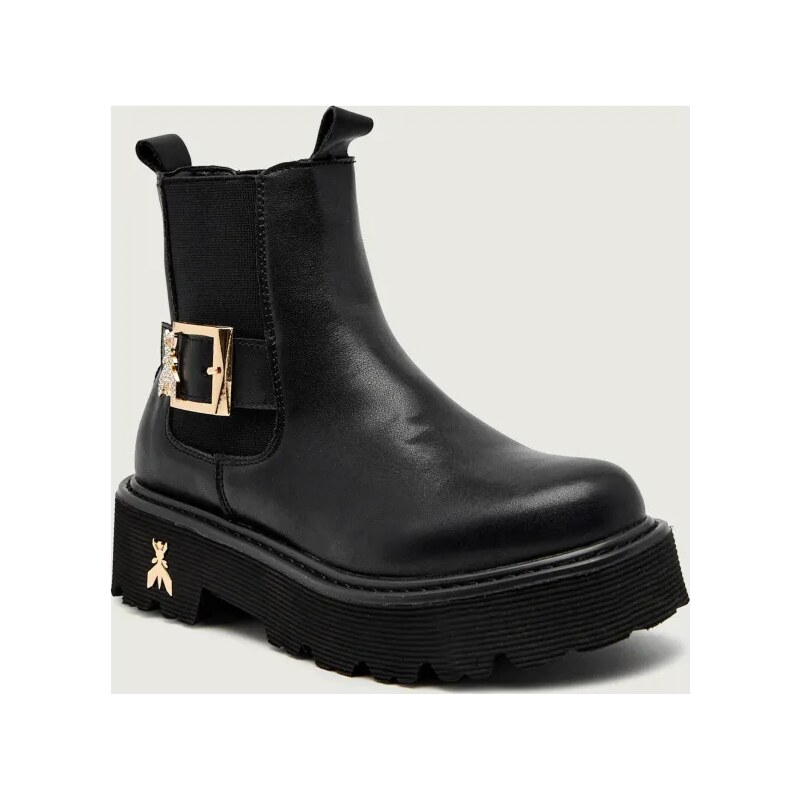 Patrizia Pepe Kožené jazdecké topánky 66255728