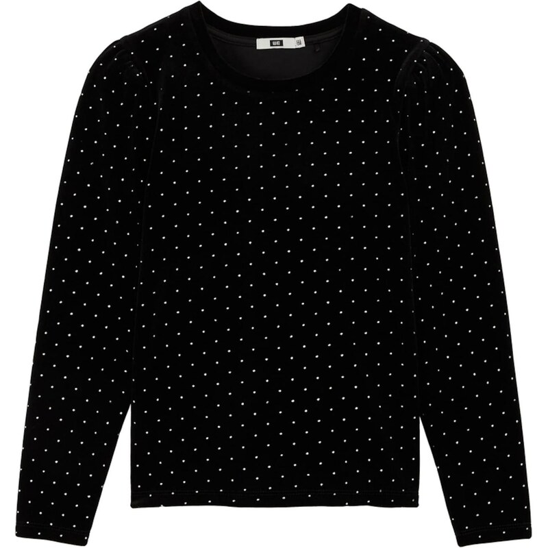 WE Fashion Tričko čierna / biela 66238205