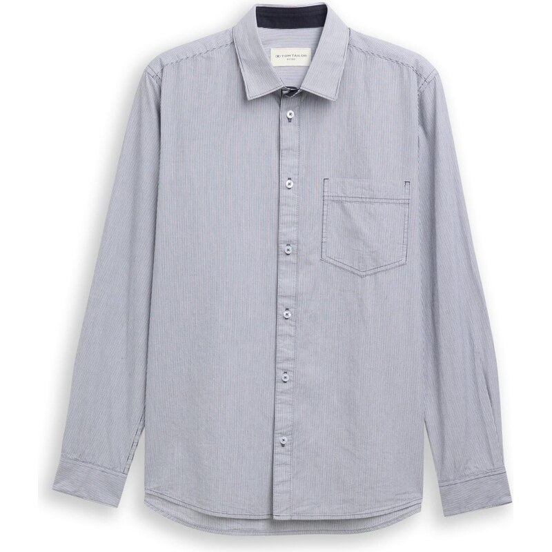 TOM TAILOR Košeľa svetlomodrá / biela 66238348