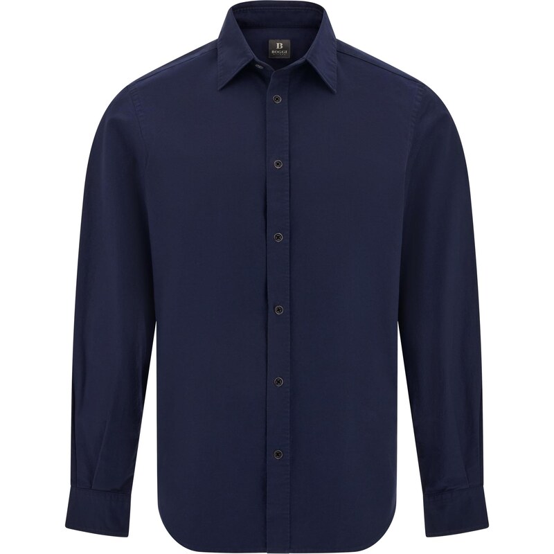 Boggi Milano Košeľa námornícka modrá 66238465