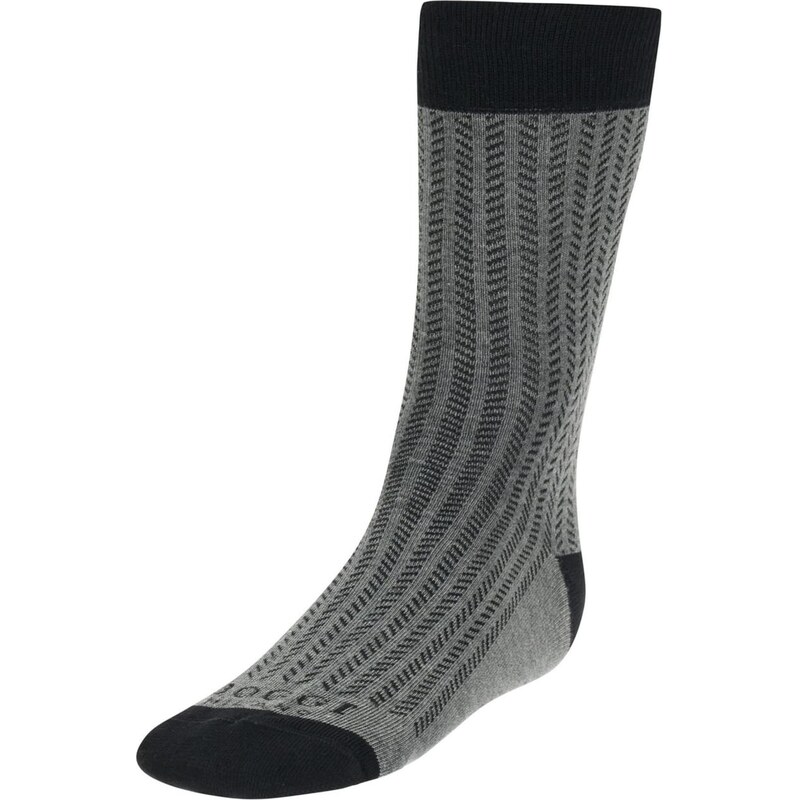 Boggi Milano Ponožky sivá / čierna / biela 66238437