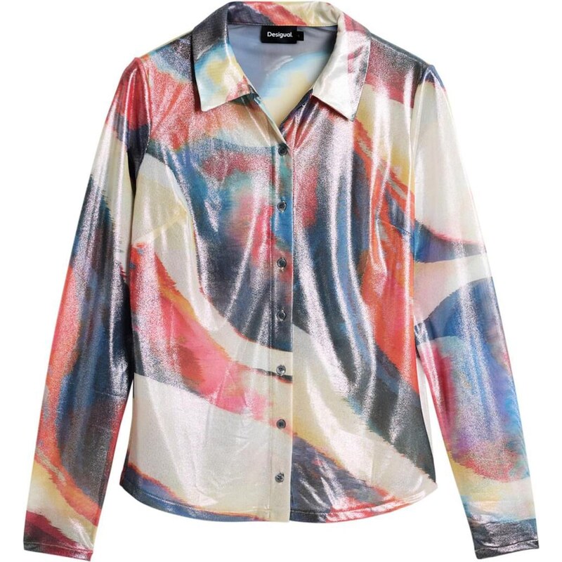 Desigual Blúzka zmiešané farby / červená 66238693