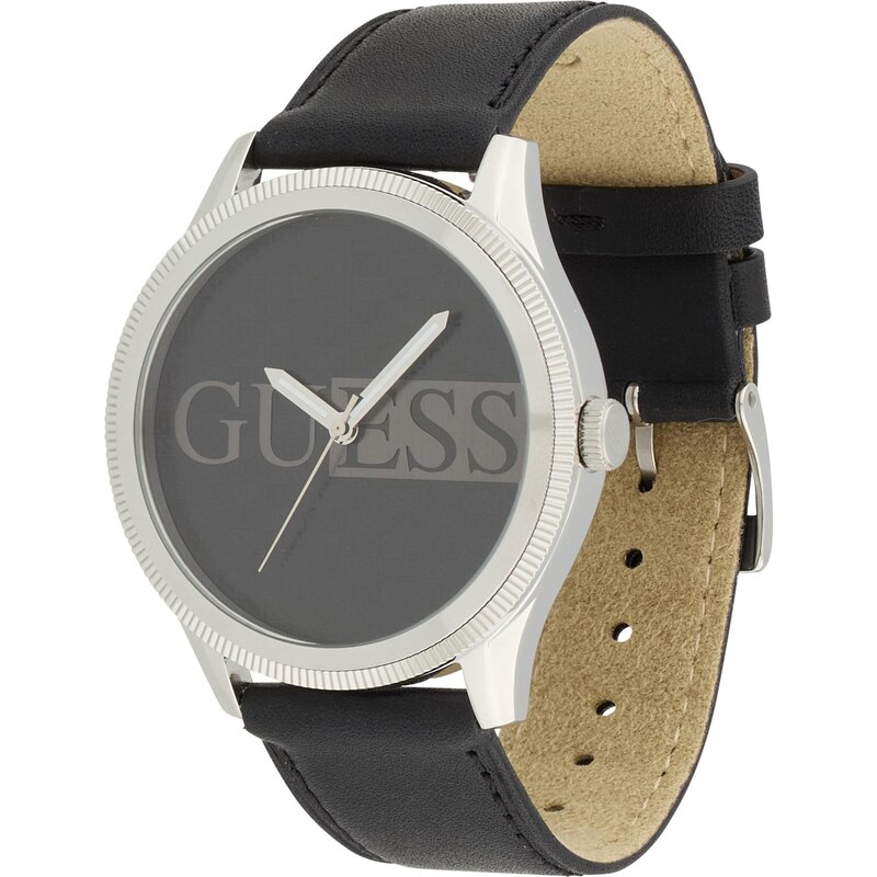 GUESS Analógové hodinky REPUTATION čierna / strieborná 66238832
