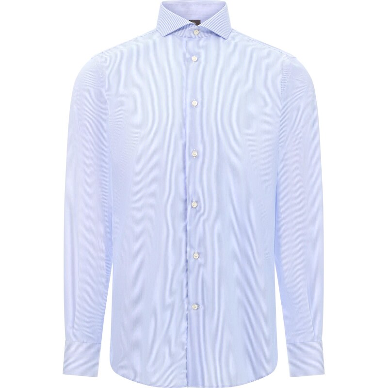 Boggi Milano Biznis košeľa svetlomodrá / biela 66238838
