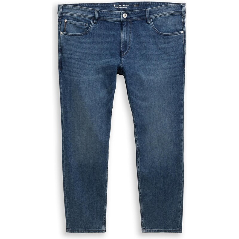 TOM TAILOR Men + Džínsy modrá denim 66238876