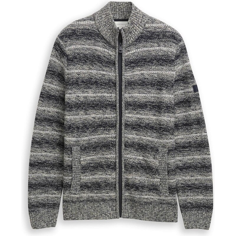 TOM TAILOR Kardigán sivá 66238879