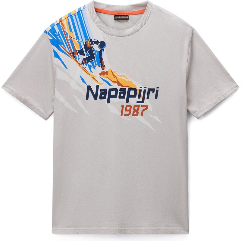 NAPAPIJRI Tričko Fiemme sivobéžová 66238911