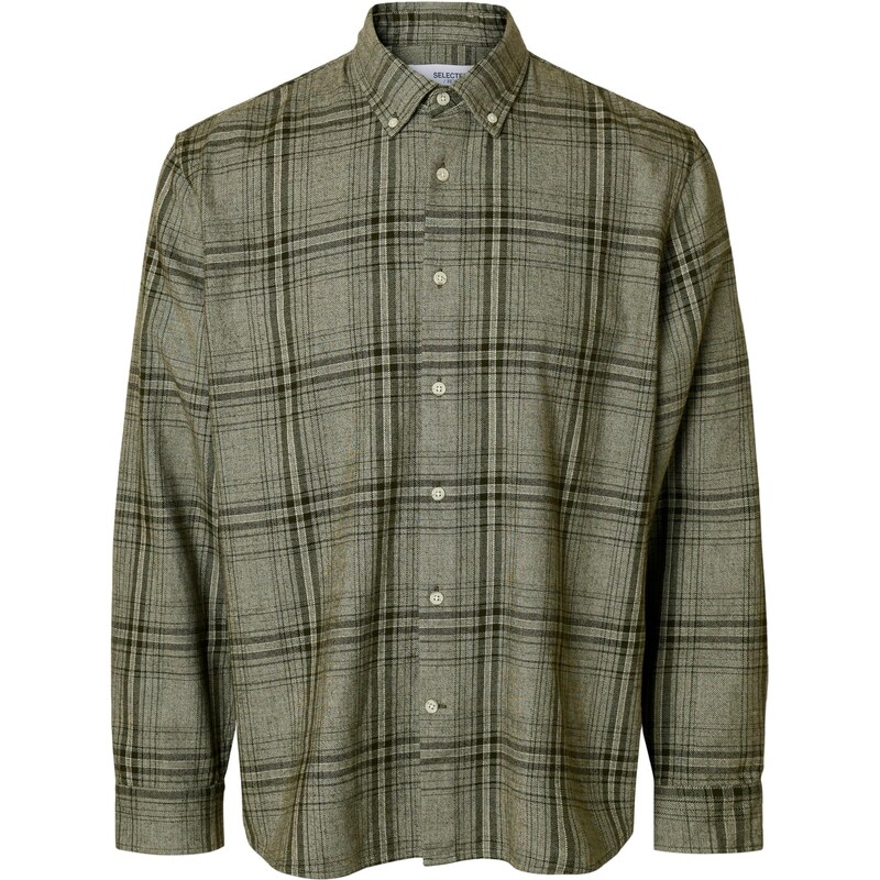 SELECTED Košeľa SLHREGNOAH zelená / jedľová 66239917