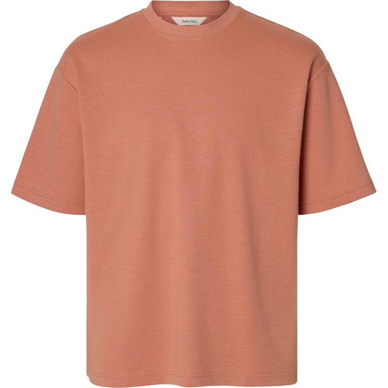 SELECTED Tričko SLHOSCAR malinová 66239918