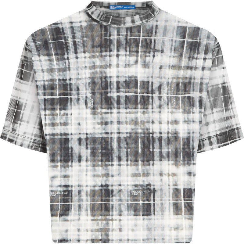 KARL LAGERFELD JEANS Tričko čierna / biela 66239948