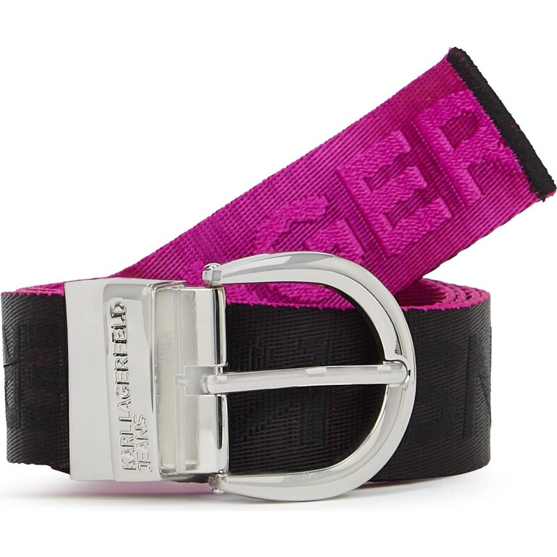 KARL LAGERFELD JEANS Opasky malinová / čierna 66239949