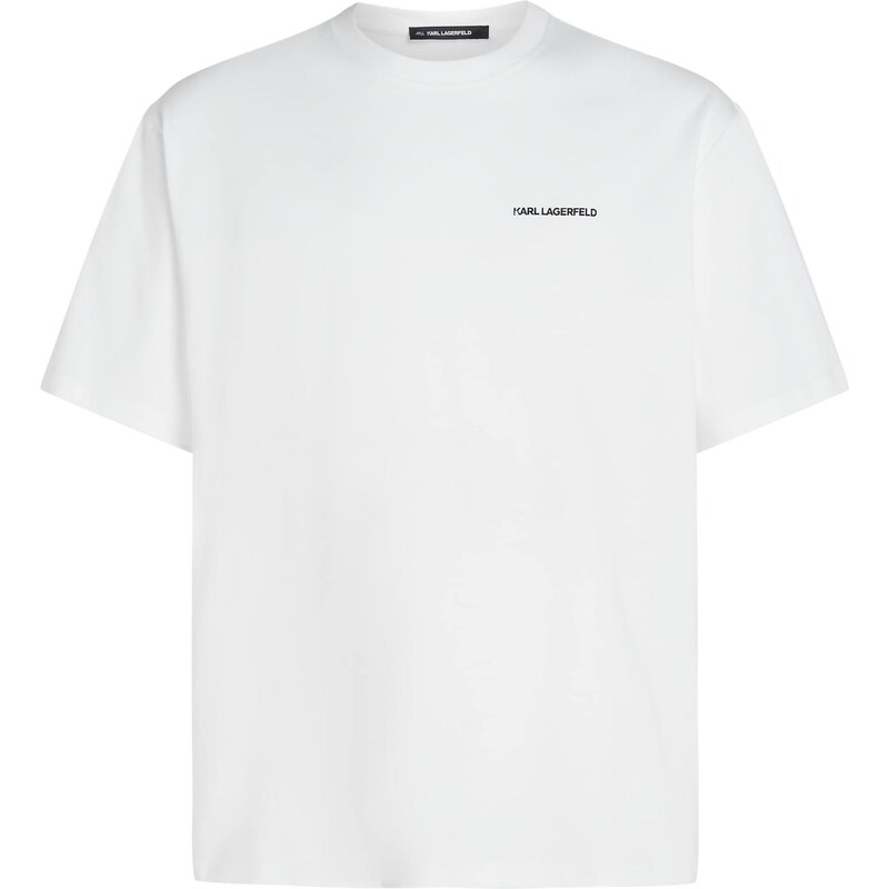 Karl Lagerfeld Tričko Rue St-Guillaume čierna / biela 66239998