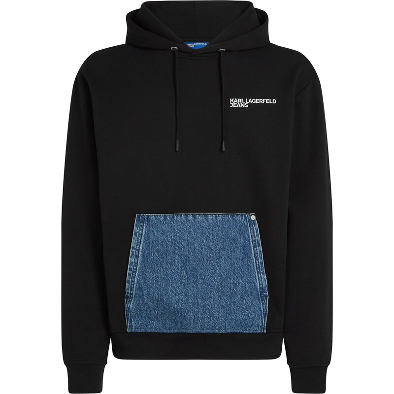 KARL LAGERFELD JEANS Mikina modrá denim / čierna 66239989