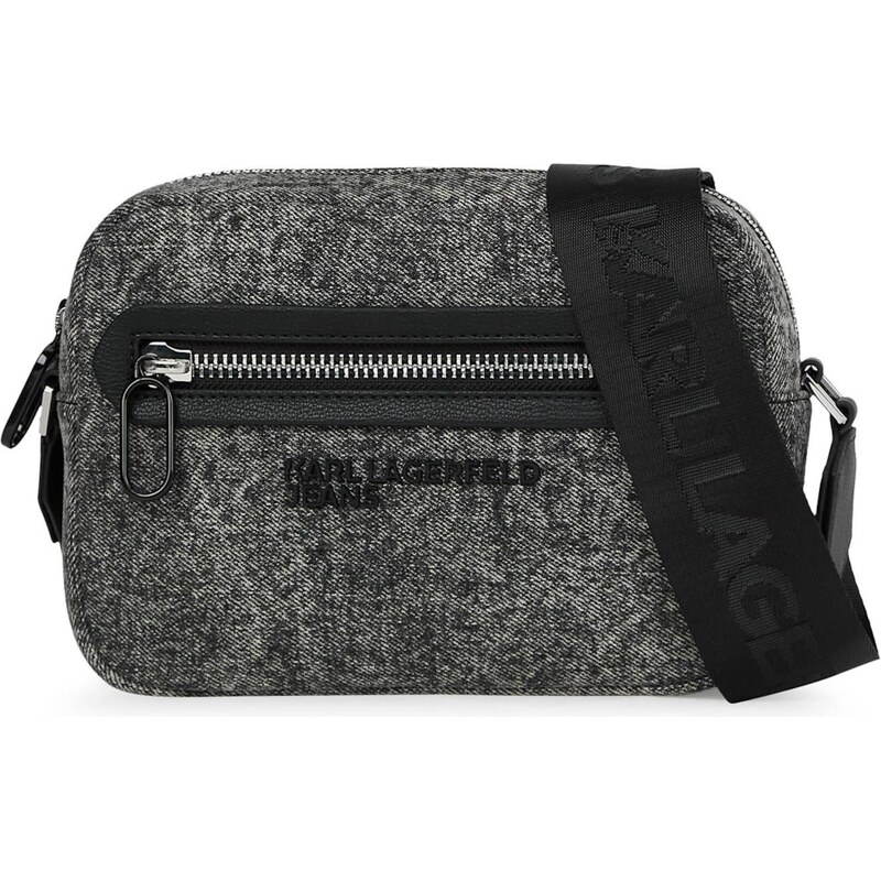 KARL LAGERFELD JEANS Taška cez rameno Essential čierna / čierna 66240001