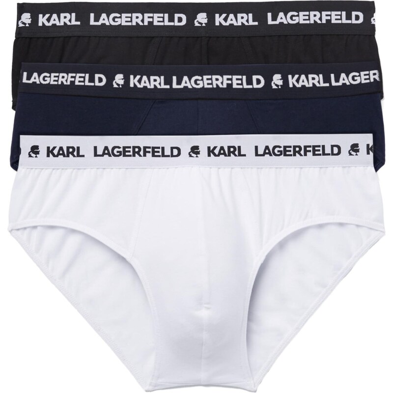 Karl Lagerfeld Nohavičky tmavomodrá / čierna / biela 66240109