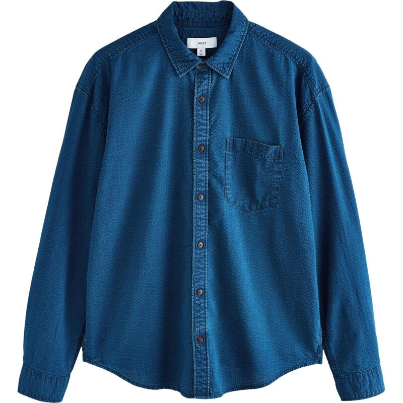 Next Košeľa modrá denim 66240141