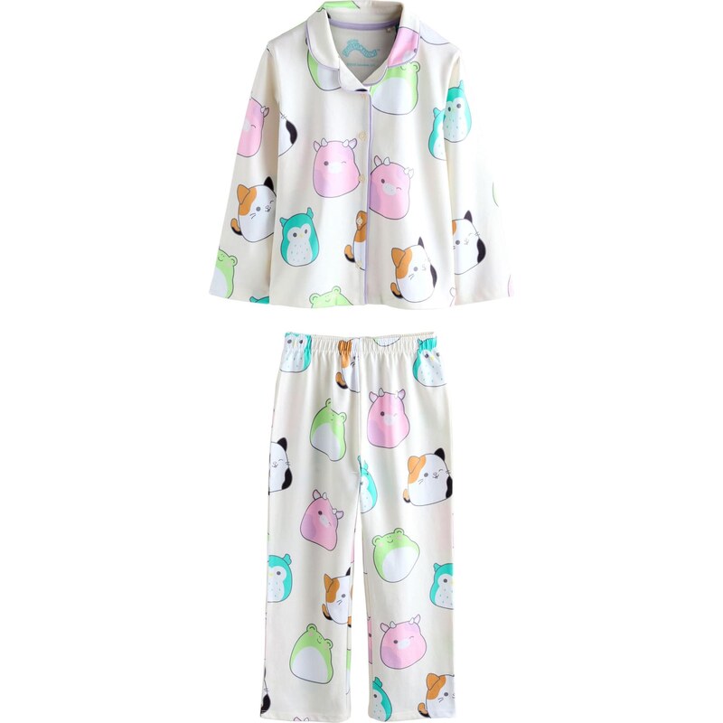 Next Pyžamo Squishmallow nebielená / svetlozelená / oranžová / čierna 66240150