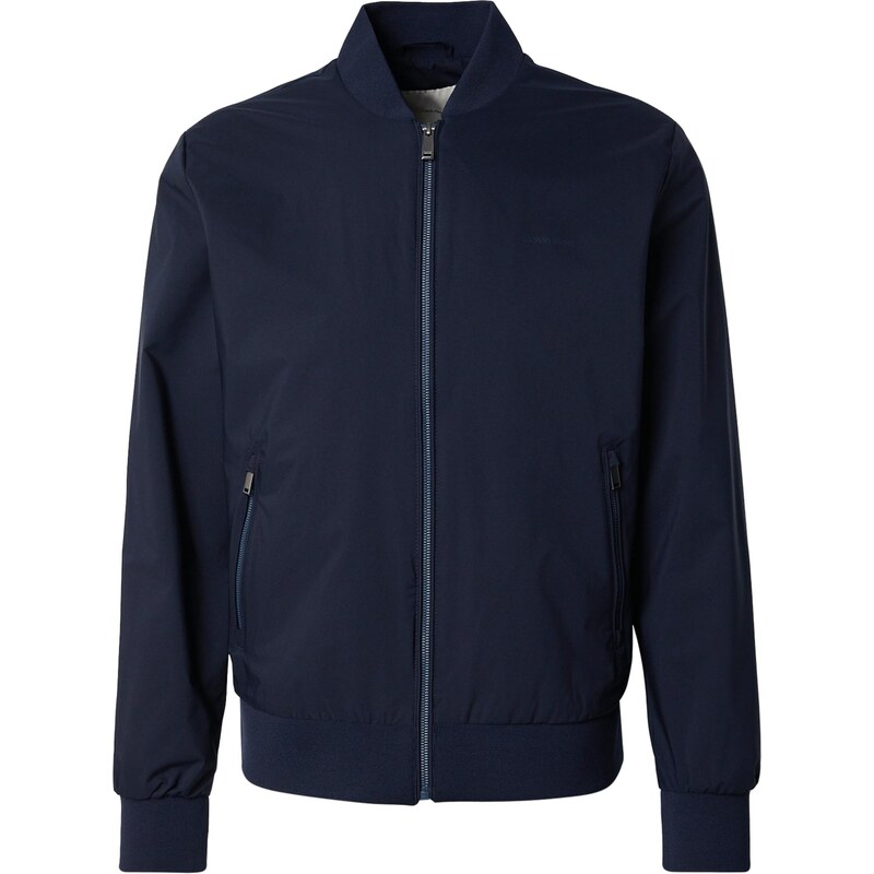 Calvin Klein Prechodná bunda MATTE námornícka modrá 66240458