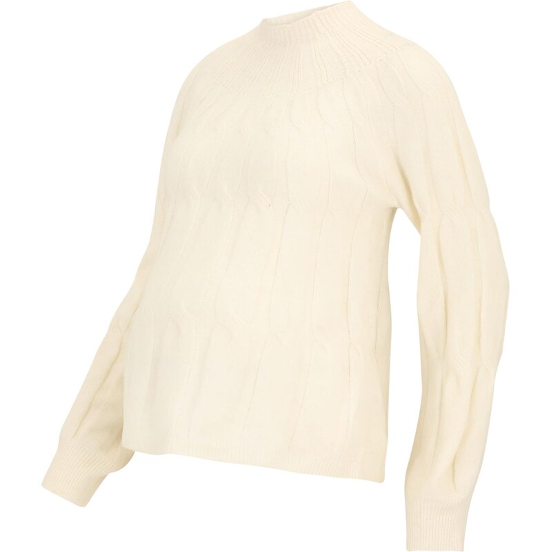 Vero Moda Maternity Sveter VMMGEMINI prírodná biela 66258103
