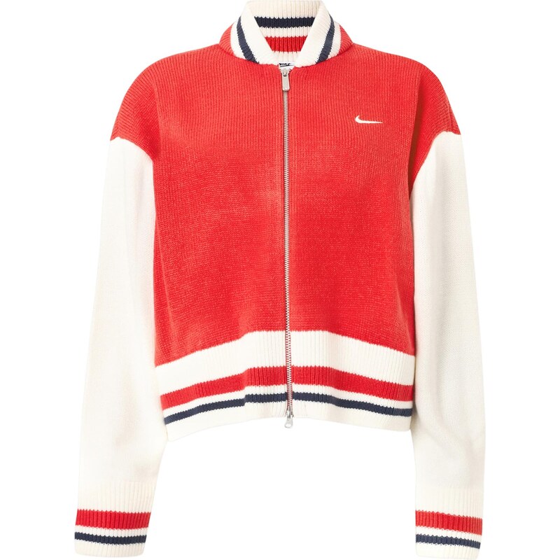 Nike Sportswear Kardigán tmavomodrá / červená / biela 66240497