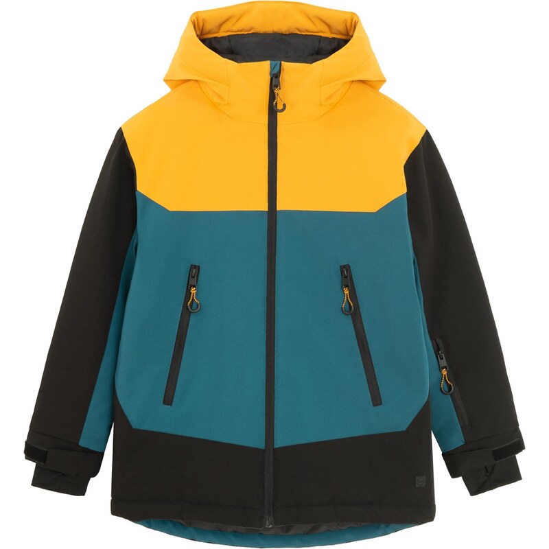 Cool Club Zimná bunda tyrkysová / tmavomodrá / žltá 66240493