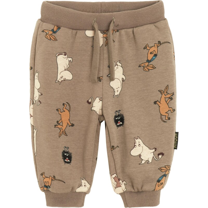 Cool Club Nohavice hnedá / oranžová / čierna / biela ako vlna 66240546