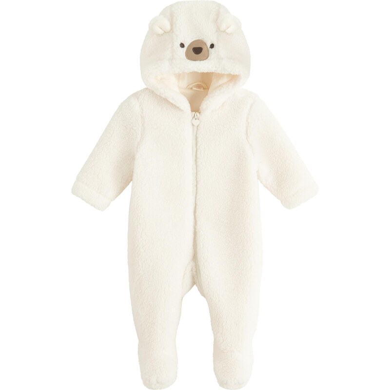 Cool Club Overal hnedá / biela 66240542