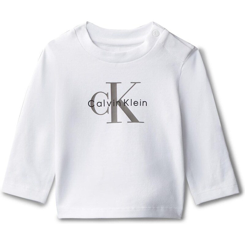 Calvin Klein Jeans Tričko sivá / čierna / biela 66240670