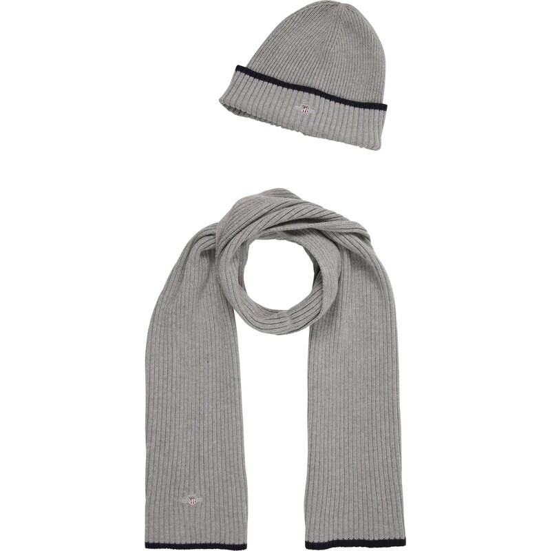 GANT Čiapky ESSENTIAL sivá / čierna 66240671