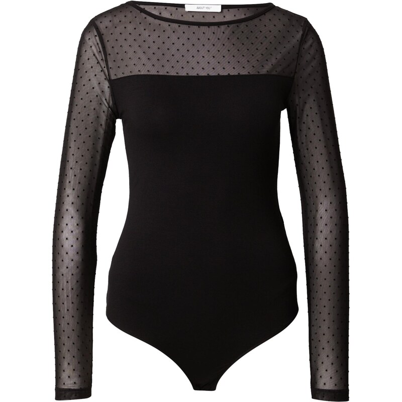 ABOUT YOU Košeľové body Heidi čierna 66240762