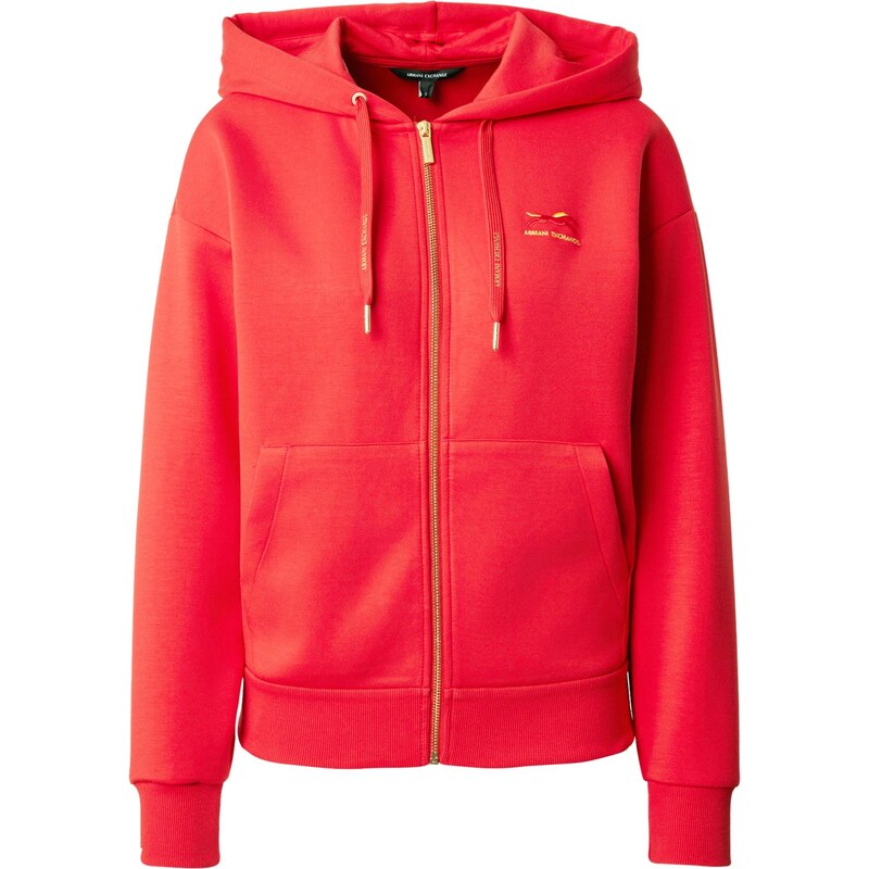 ARMANI EXCHANGE Tepláková bunda červená 66240774