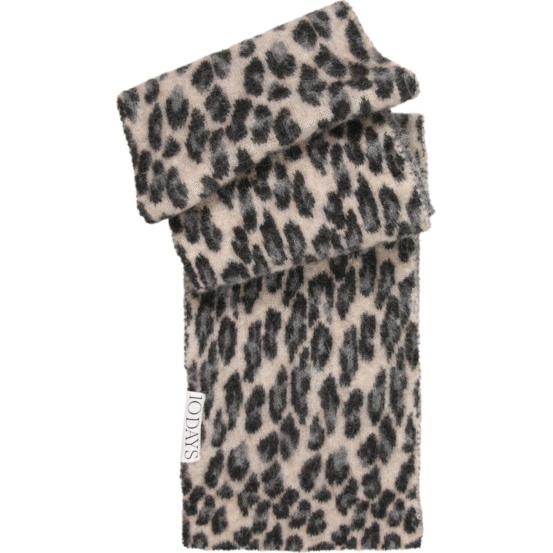 10Days Šál tmavošedá / sivá melírovaná / čierna 66240791