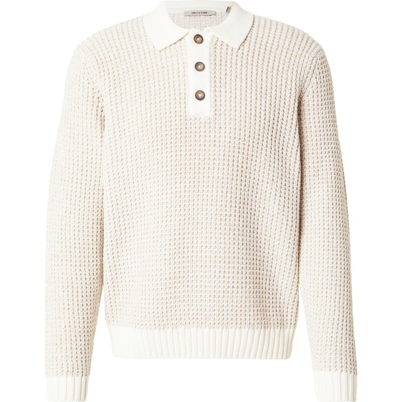 Only & Sons Sveter ONSALF biela 66240835