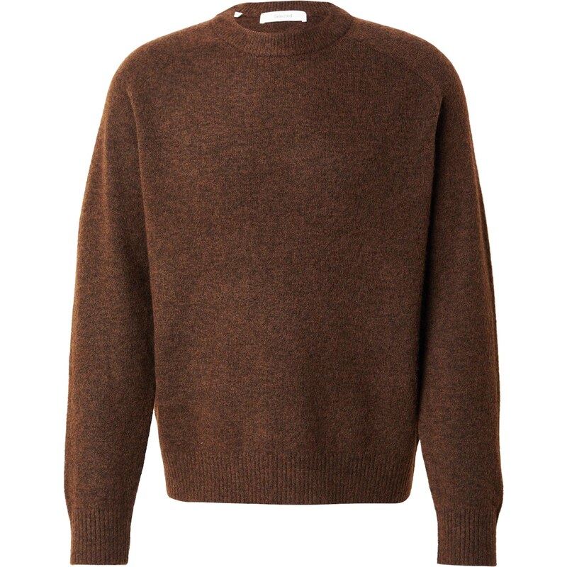 SELECTED Sveter SLHRAI čokoládová 66240859