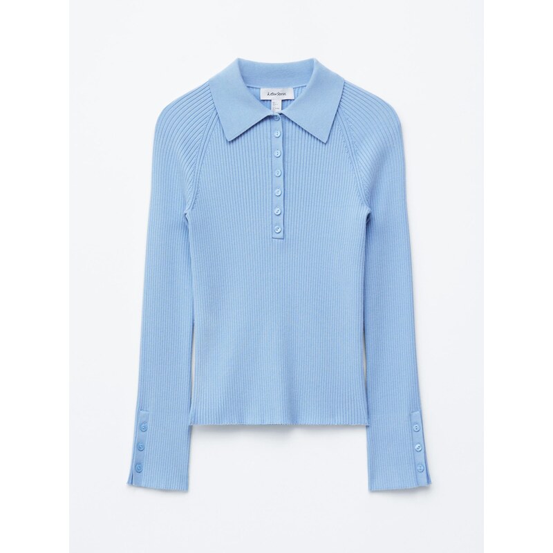 & Other Stories Tričko svetlomodrá 66240981