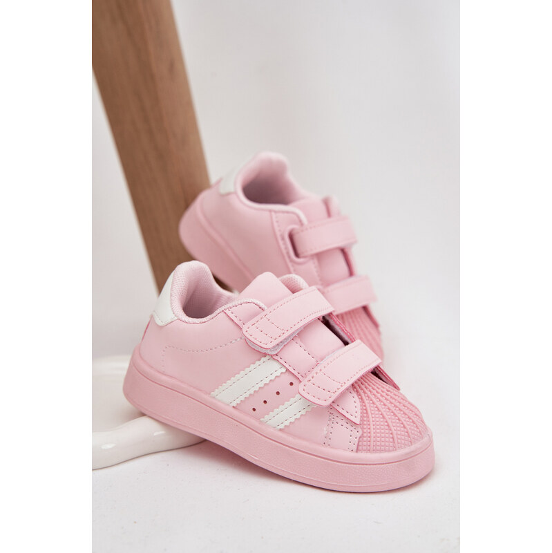 Boto Detské Športové Topánky Tenisky Z Eko Kože Ružové Renel 66238400