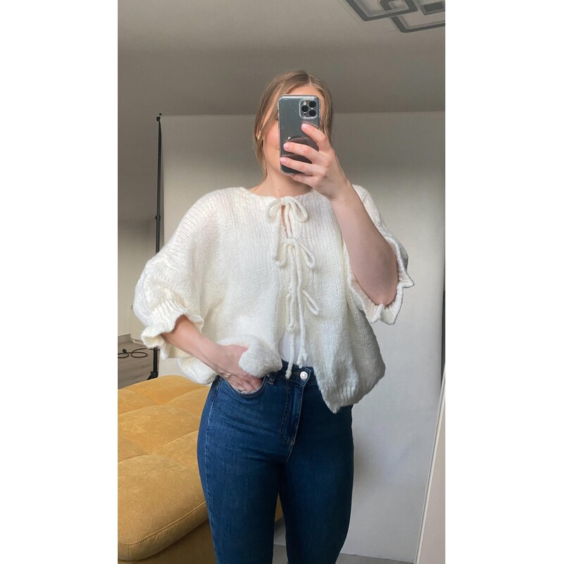 modnenakupy.sk Dámsky pletený sveter s viazaním LIPSY 66238803