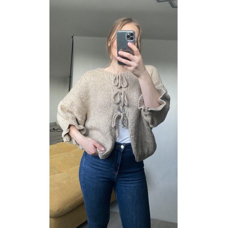 modnenakupy.sk Dámsky pletený sveter s viazaním LIPSY 66238804